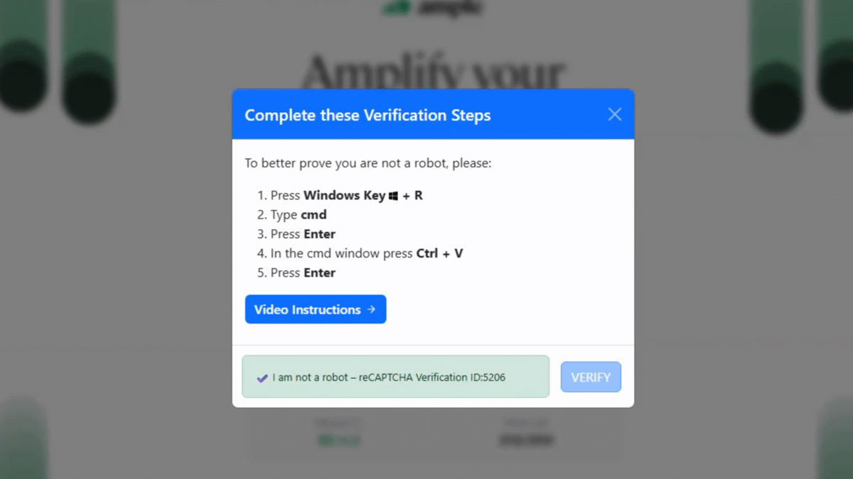 security verification steps