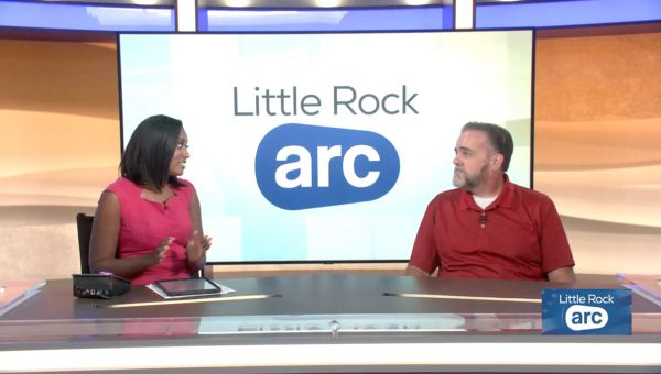 Chris Wright being interviewed on KATV Little Rock ARC